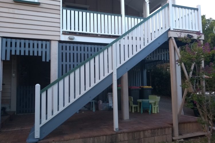 Queenslander hardwood Stairs – Greenslopes, Brisbane