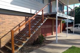 Front Staircase and Balcony Renovation